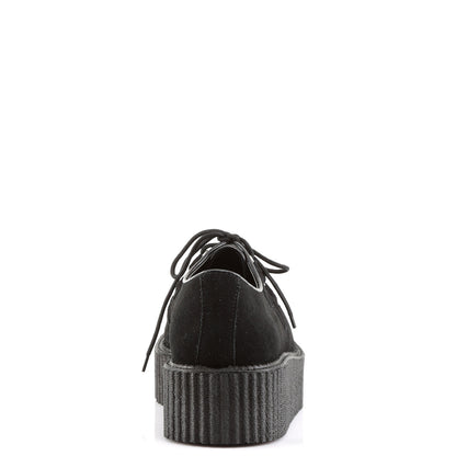 Demonia Cult Latest | "Creeper-402S" Creepers - Black Suede