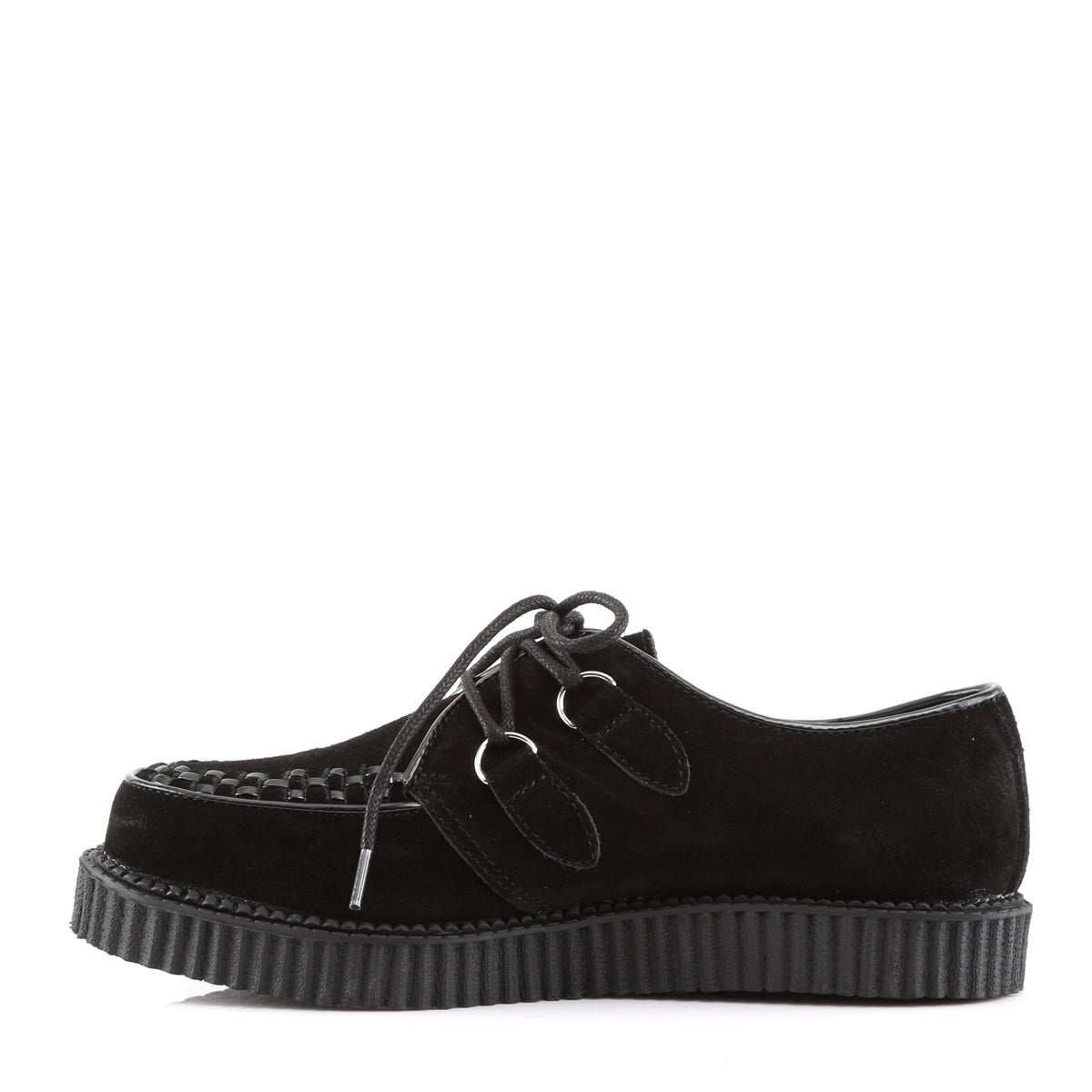 Demonia Cult Quality | "Creeper-602S" Creepers - Black Suede