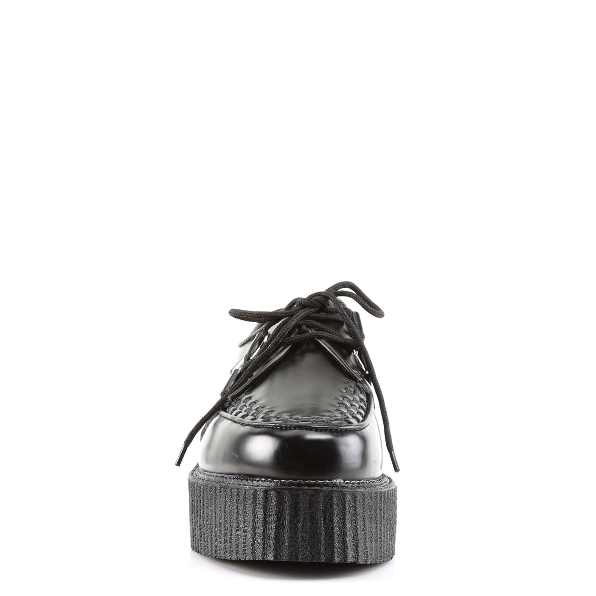 Demonia Cult Exclusive | "Creeper-402" Creepers - Black Leather