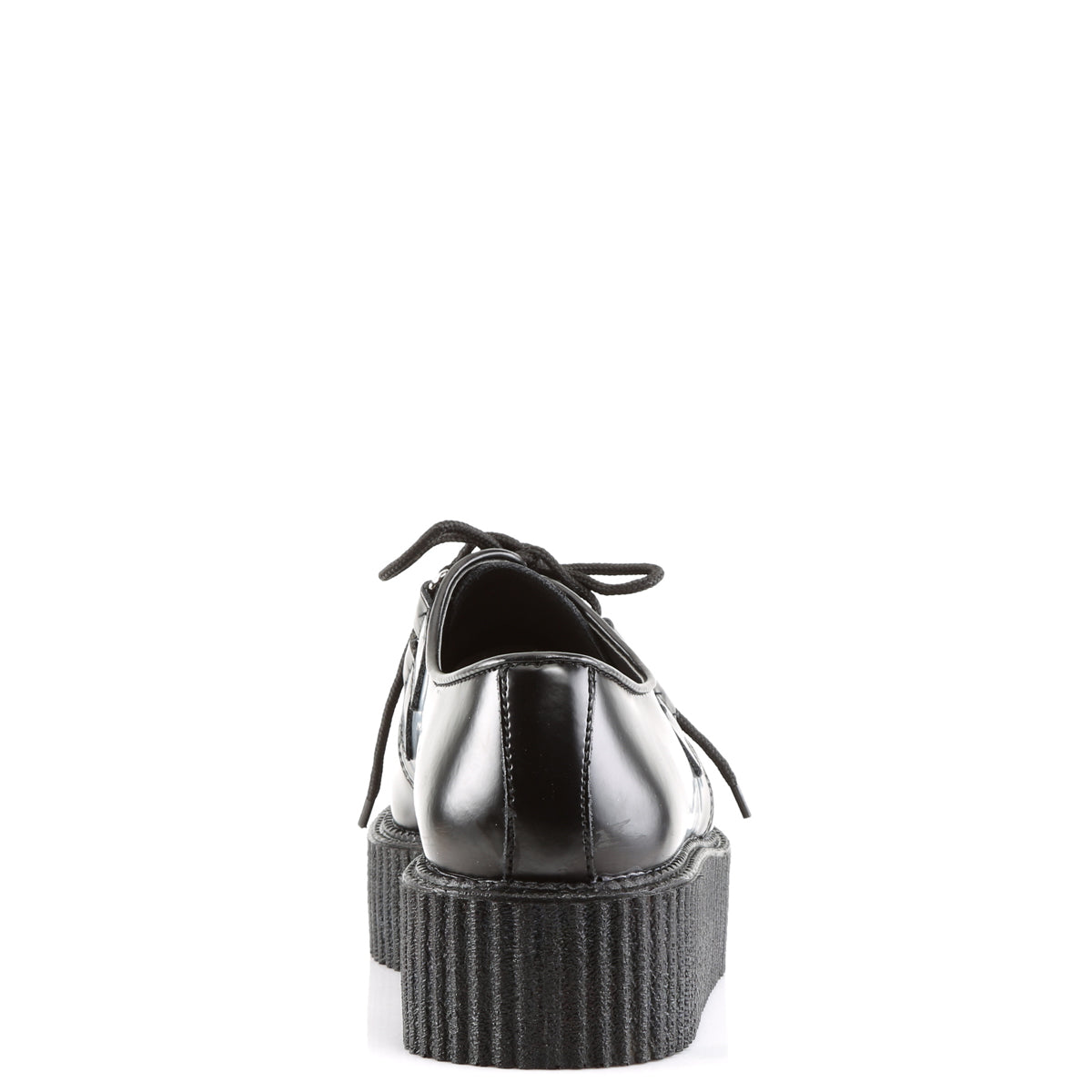 Demonia Cult Exclusive | "Creeper-402" Creepers - Black Leather