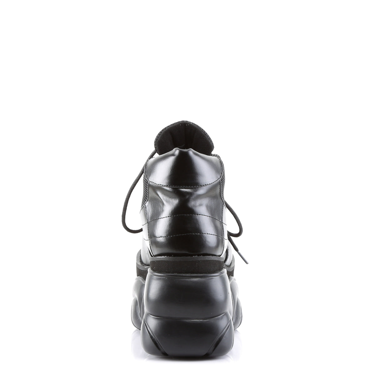 Demonia Cult Essential | "Boxer-01" Platforms - Black Vegan Leather