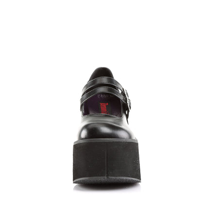Demonia Cult Value | "Kera-08" Platforms - Black Vegan Leather