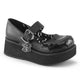Black Vegan Leather-Black Patent