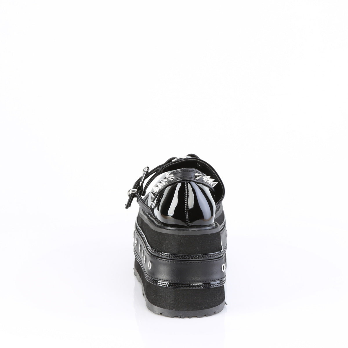 Demonia Cult Classic | "Damned-20" Platforms - Black Patent-Vegan Leather