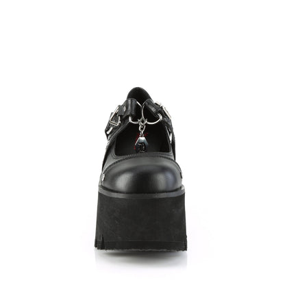 Demonia Cult Everyday | "Ashes-33" Platforms - Black Vegan Leather