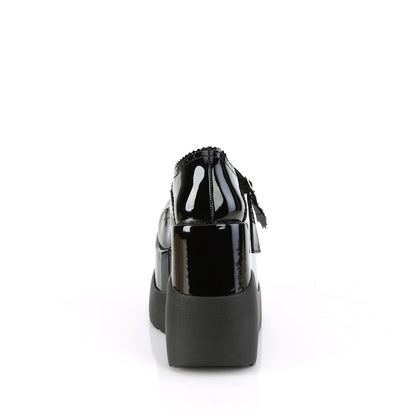Demonia Cult Value | "Void-38" Platforms - Black Patent