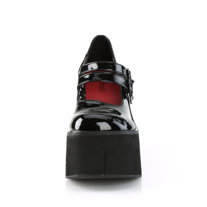 Demonia Cult Exclusive | "Kera-08" Platforms - Black Patent