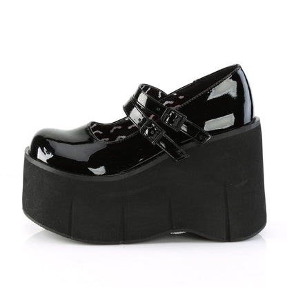 Demonia Cult Exclusive | "Kera-08" Platforms - Black Patent