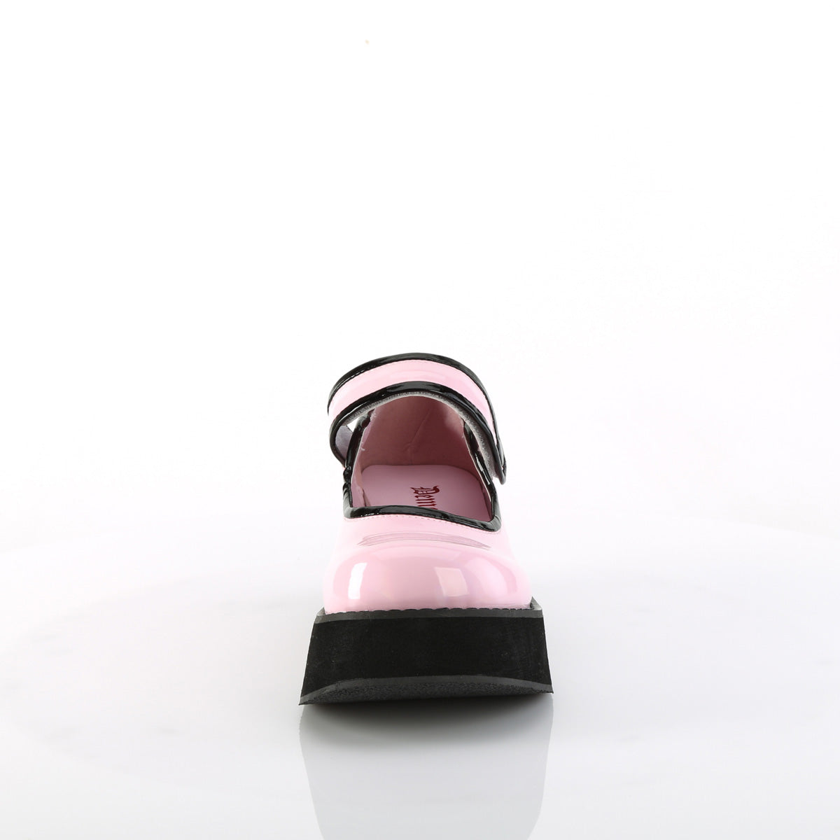 Demonia Cult Classic | "Sprite-01" Platforms - Baby Pink Holo Patent