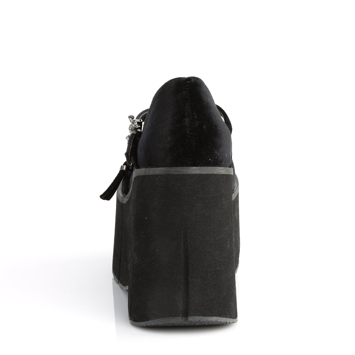 Demonia Cult Essential | "Kera-10" Platforms - Black Velvet