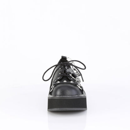 Demonia Cult Value | "Emily-32" Platforms - Black Vegan Leather