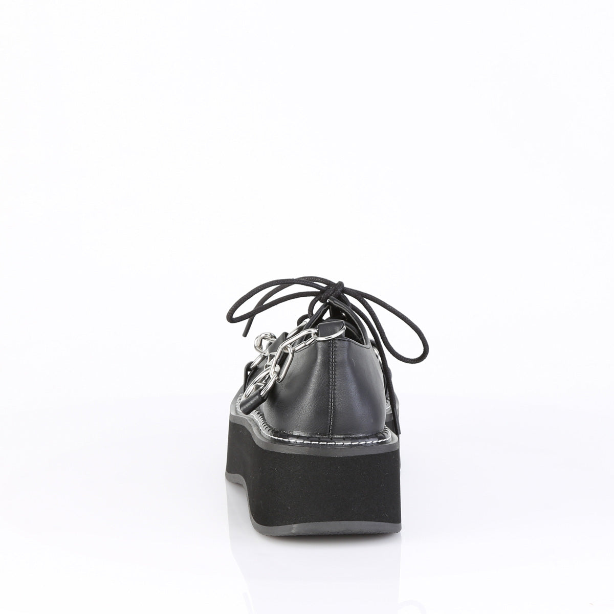 Demonia Cult Value | "Emily-32" Platforms - Black Vegan Leather
