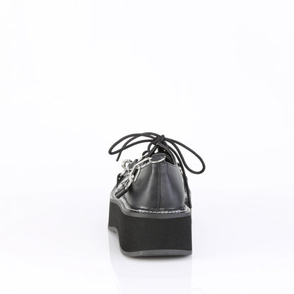 Demonia Cult Value | "Emily-32" Platforms - Black Vegan Leather
