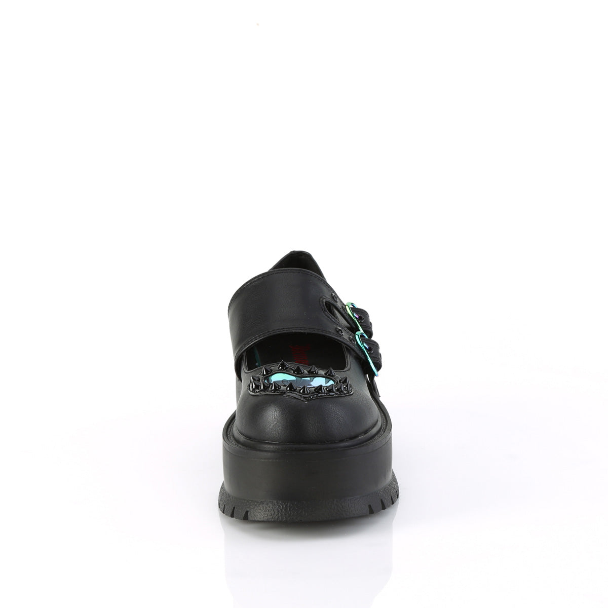 Demonia Cult Great Value | "Slacker-25" Platforms - Black Vegan Leather