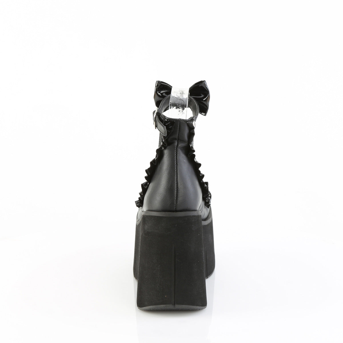 Demonia Cult Exclusive | "Kera-18" Platforms - Black Vegan Leather