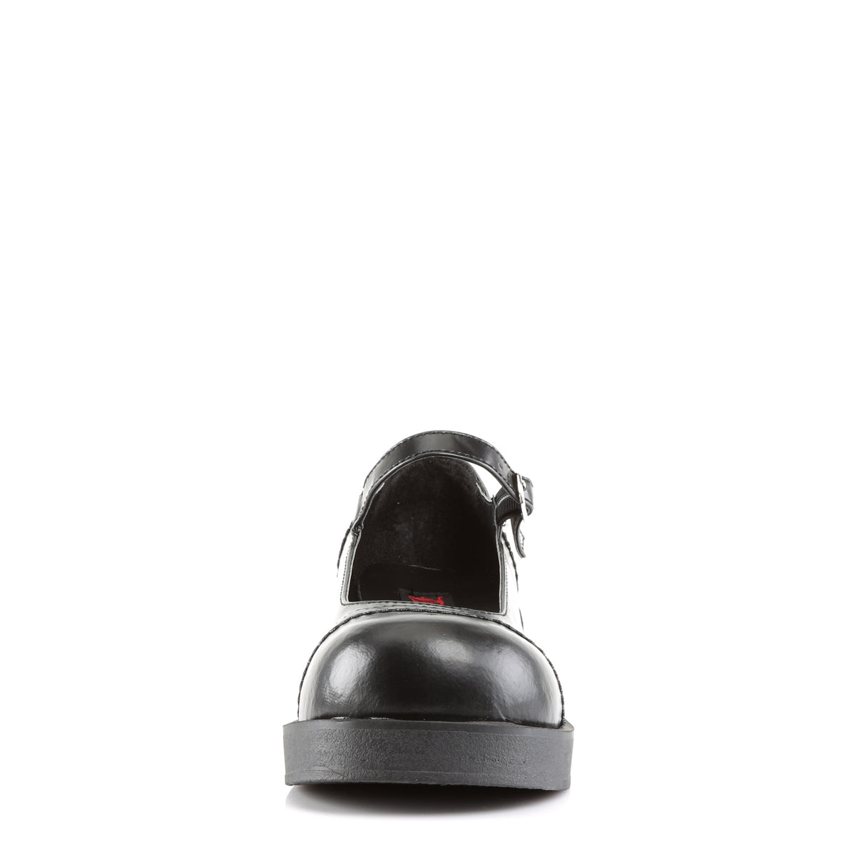 Demonia Cult Essential | "Crux-07" Platforms - Black Vegan Leather