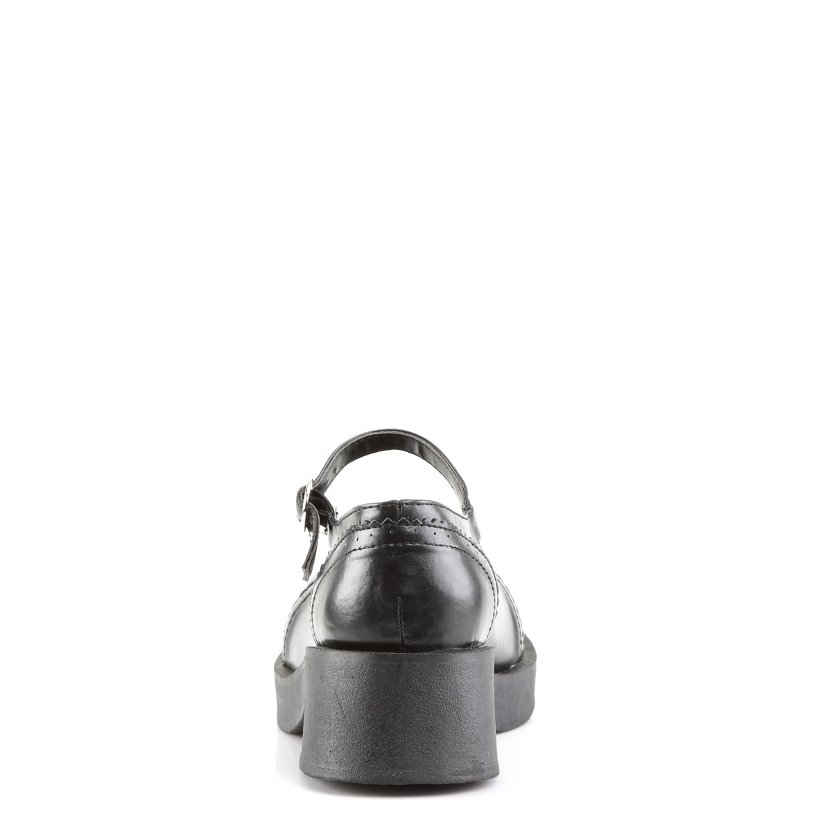 Demonia Cult Essential | "Crux-07" Platforms - Black Vegan Leather