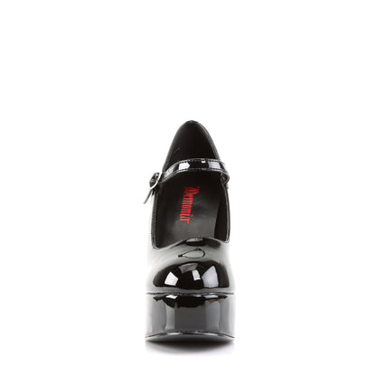 Demonia Cult Value | "Dolly-50" Platforms - Black Patent