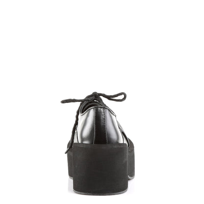 Demonia Cult Great Value | "Dank-101" Platforms - Black Vegan Leather