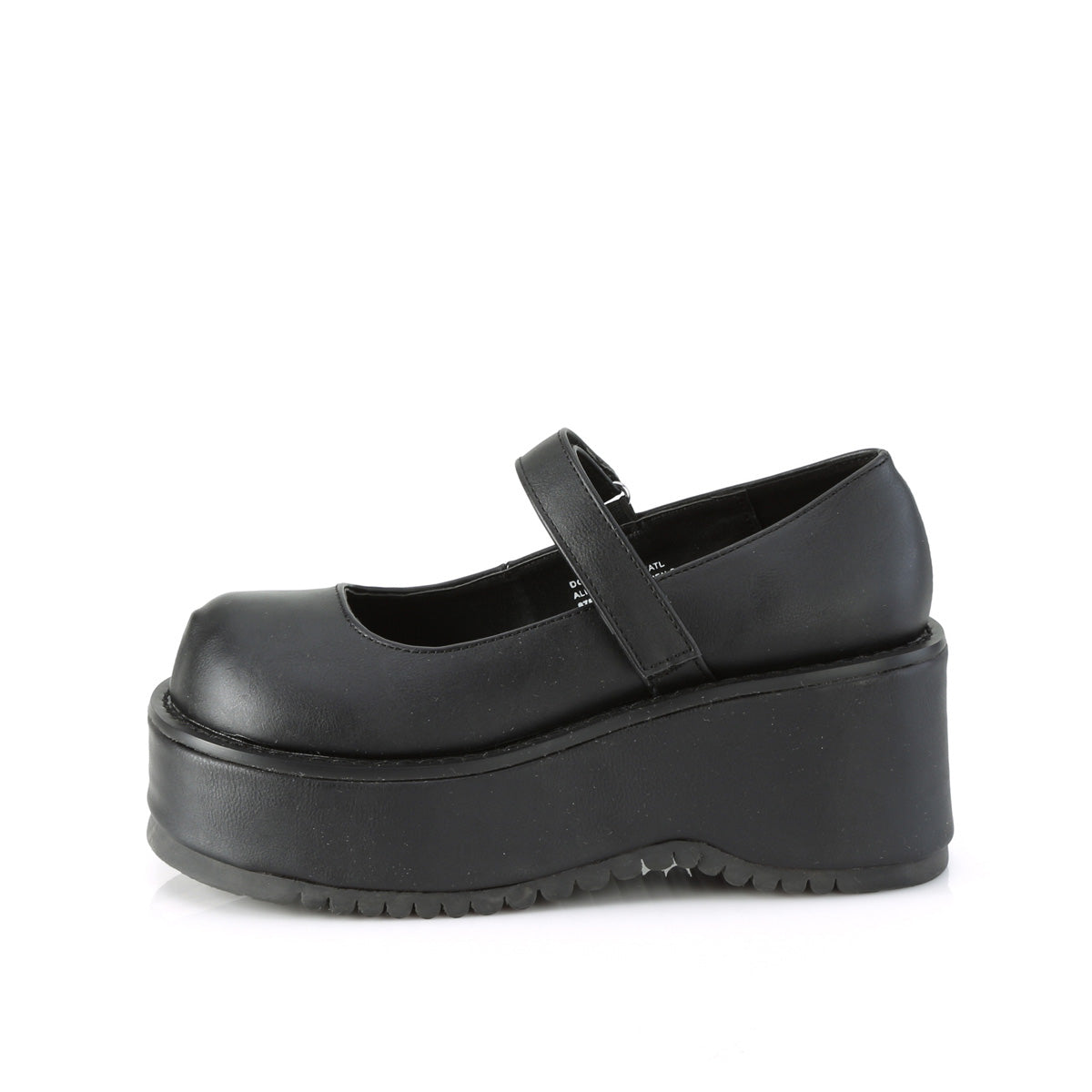 Demonia Cult Quality | "Dollie-01" Platforms - Black Vegan Leather