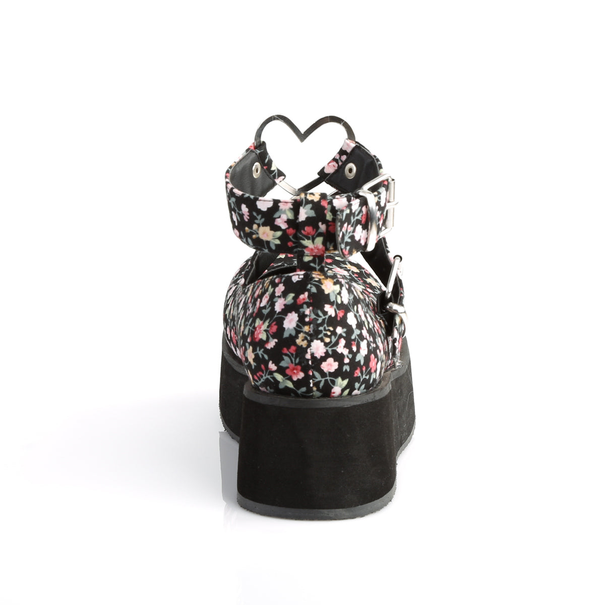 Demonia Cult Exclusive | "Sprite-02" Platforms - Floral Fabric