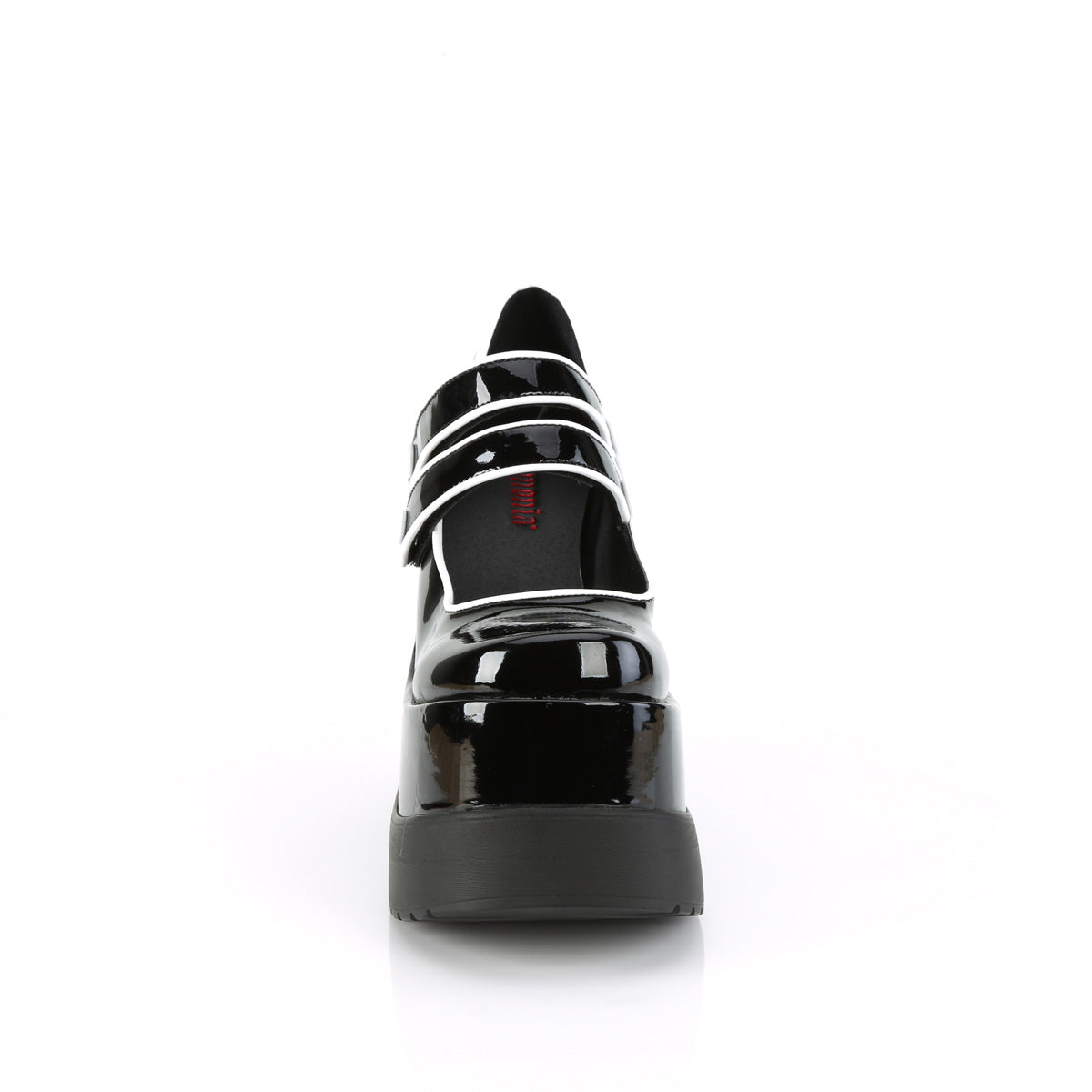 Demonia Cult Signature | "Void-37" Platforms - Black Patent