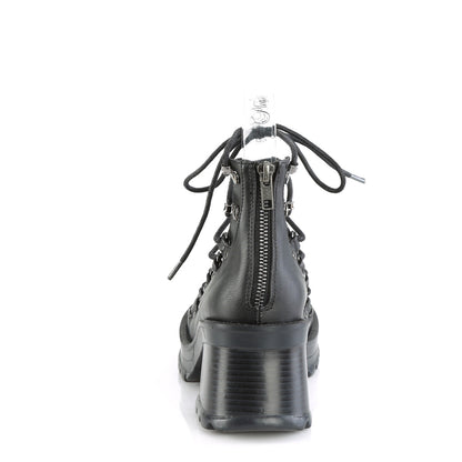 Demonia Cult Great Value | "Bratty-32" Sandals - Black Vegan Leather