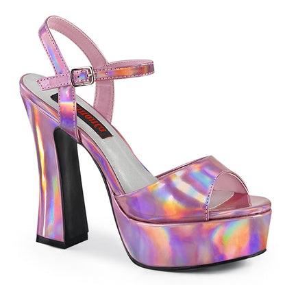 Demonia Cult Everyday | "Dolly-09" Sandals - Pink Hologram