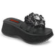 Black Vegan Leather-Satin