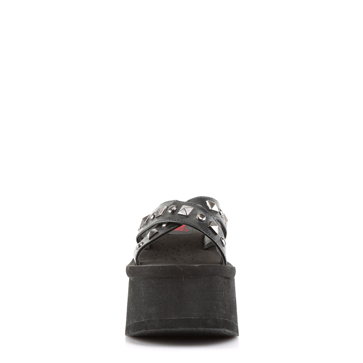 Demonia Cult Value | "Funn-29" Sandals - Black Vegan Leather