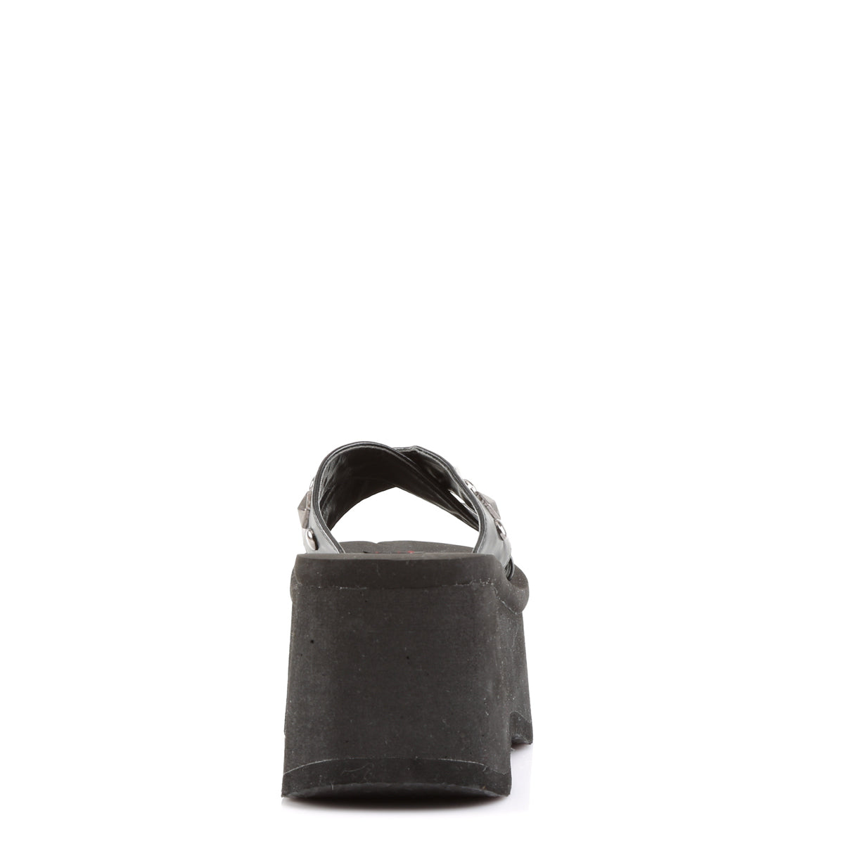 Demonia Cult Value | "Funn-29" Sandals - Black Vegan Leather