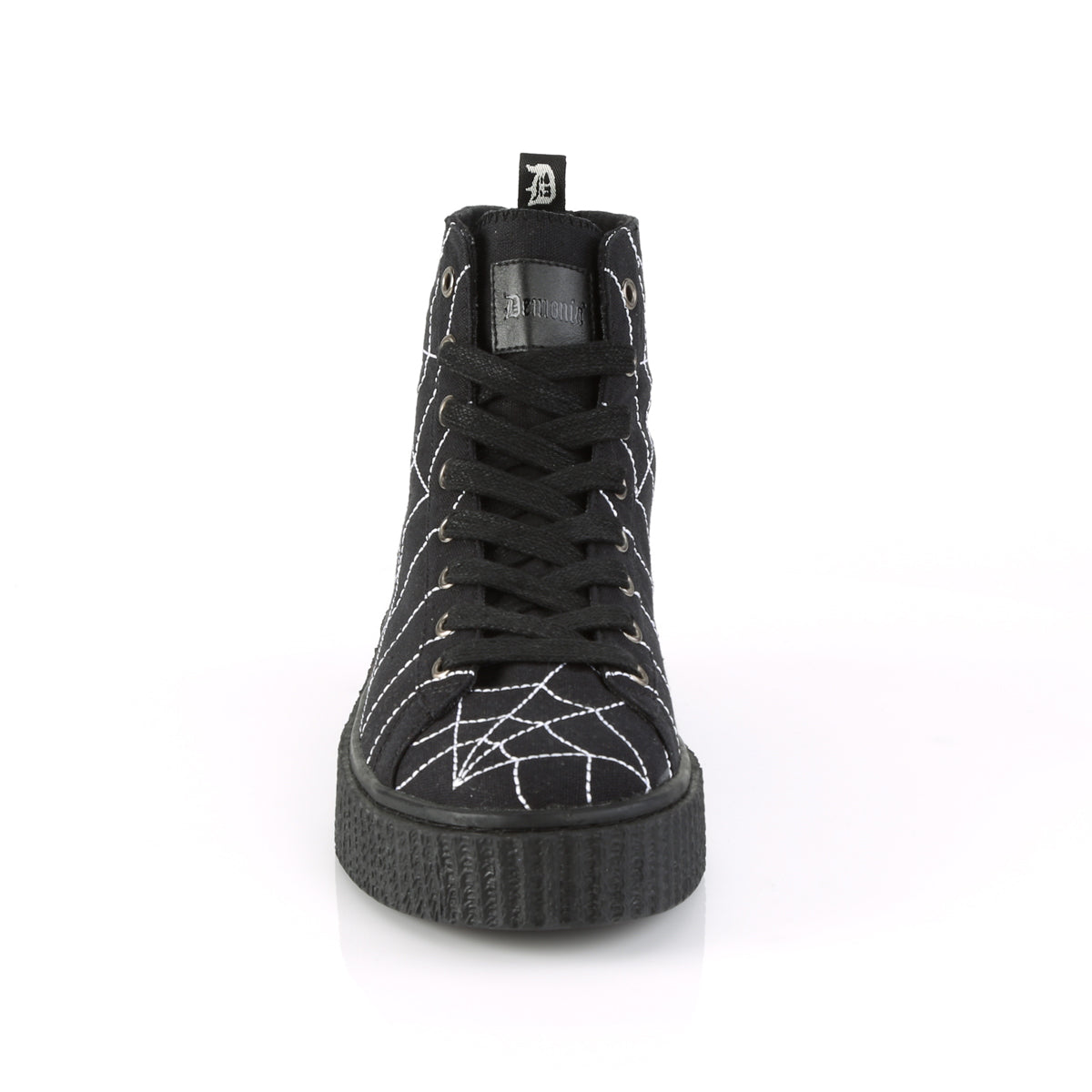 Demonia Cult Latest | "Sneeker-250" Sneakers - Black Canvas