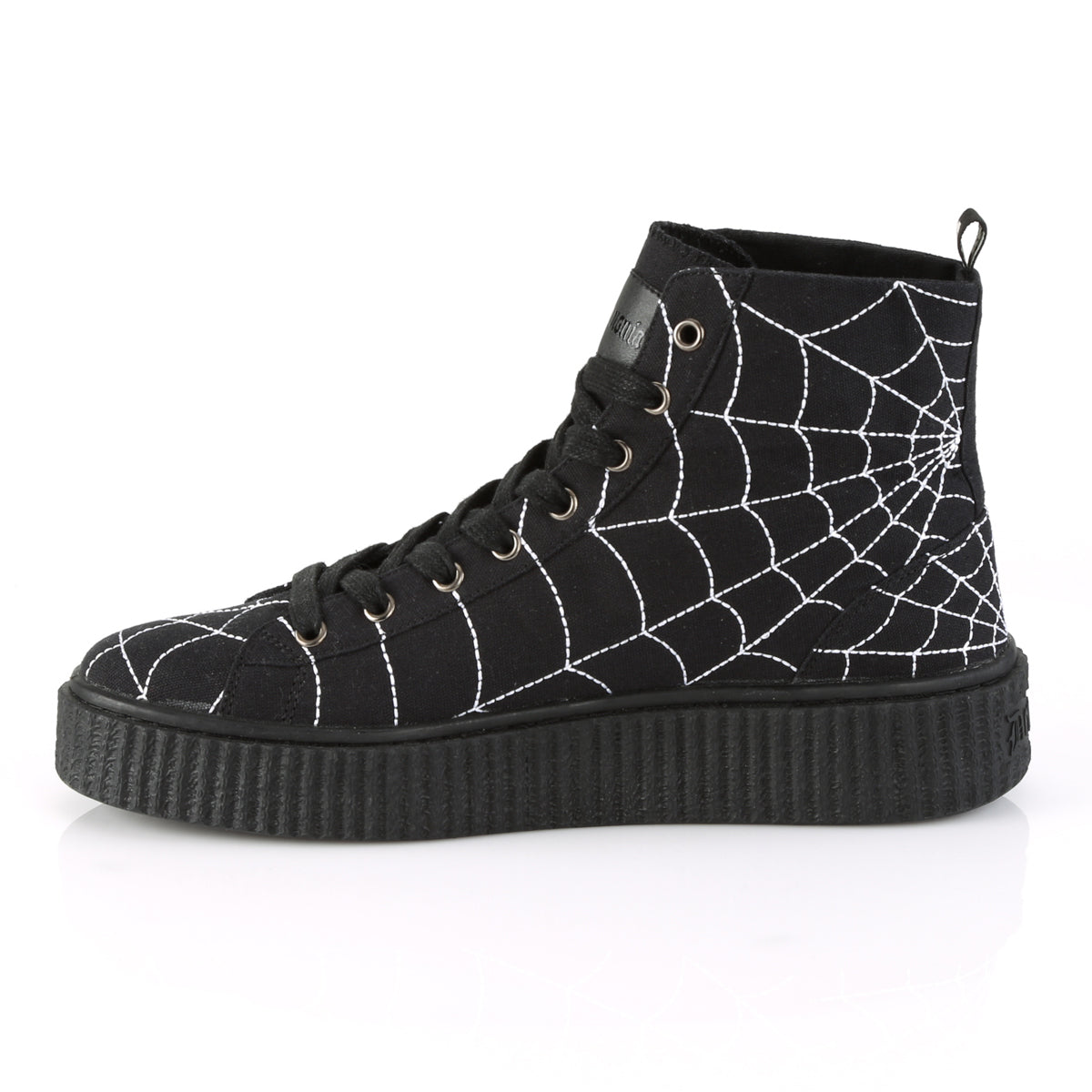 Demonia Cult Latest | "Sneeker-250" Sneakers - Black Canvas