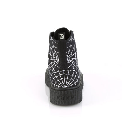 Demonia Cult Latest | "Sneeker-250" Sneakers - Black Canvas