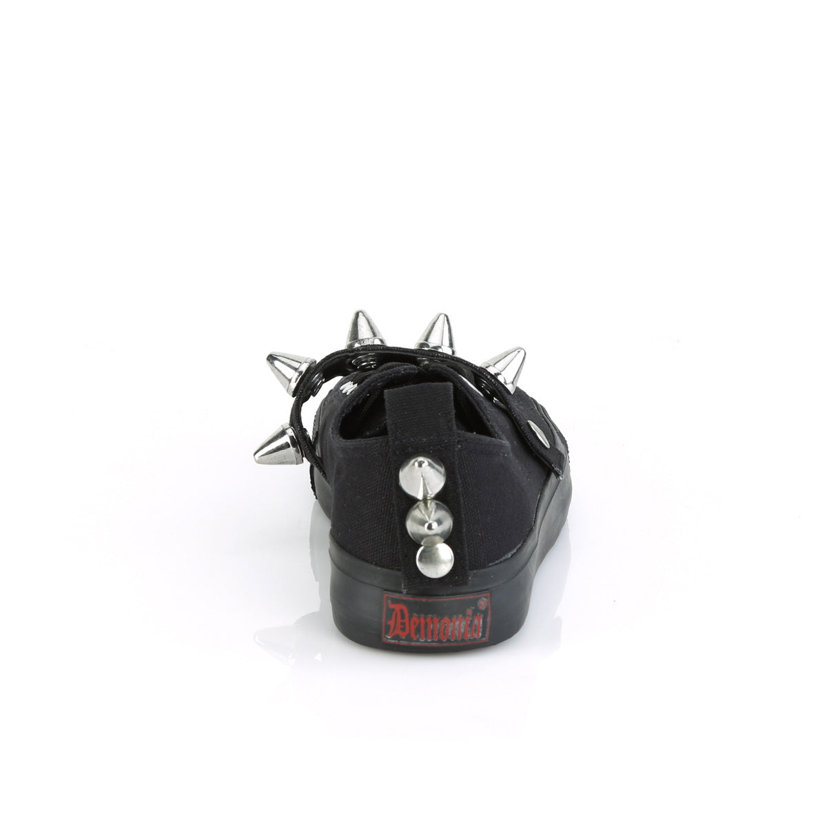 Demonia Cult Quality | "Deviant-04" Sneakers - Black Canvas
