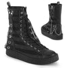 Black Vegan Leather-Fishnet
