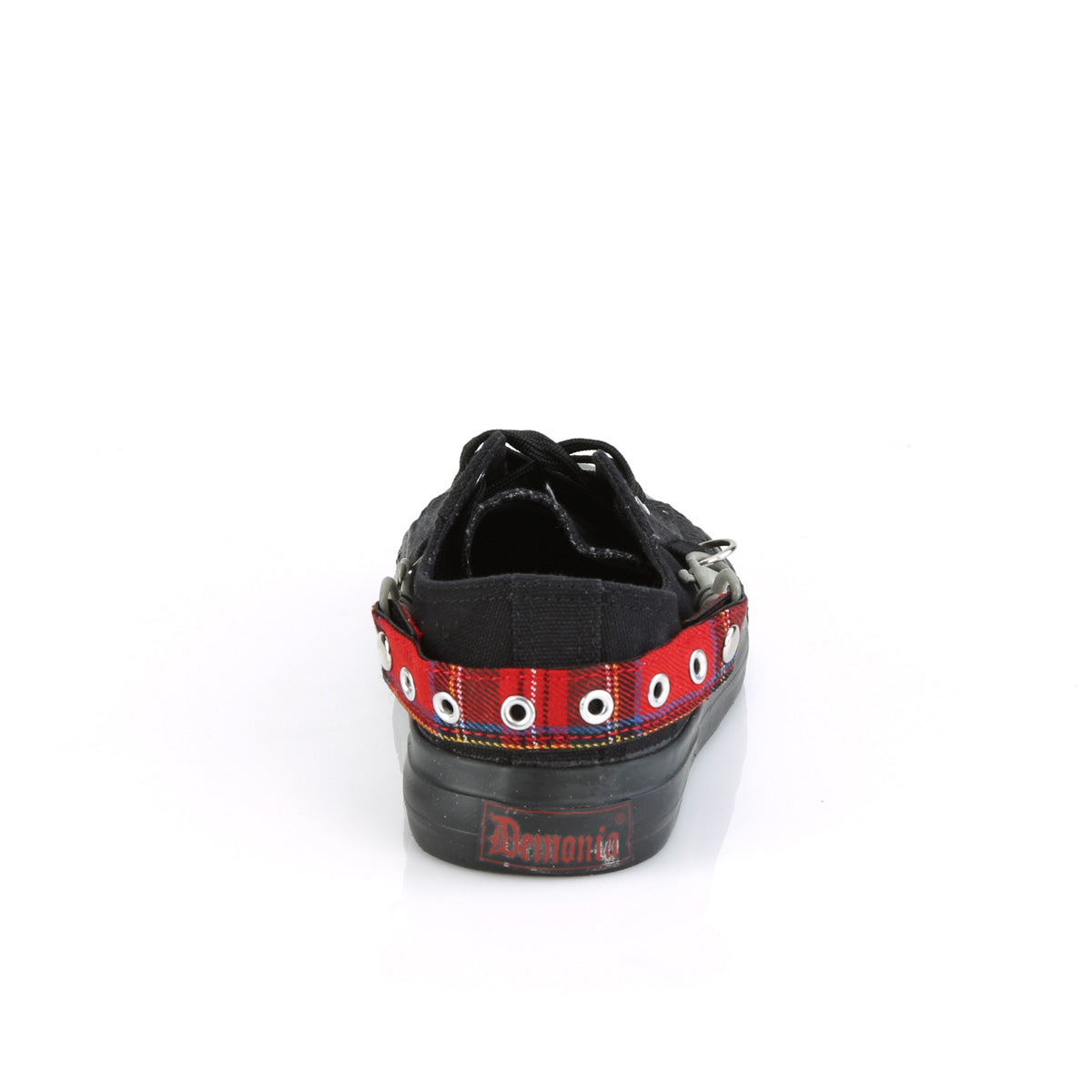 Demonia Cult Value | "Deviant-07" Sneakers - Black Canvas