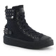Black Canvas-Vegan Leather
