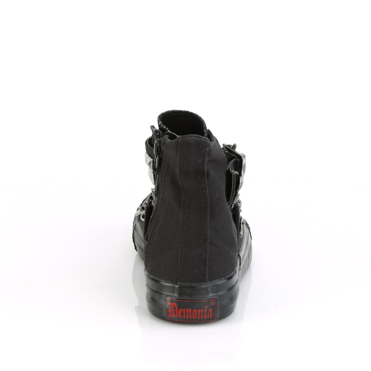 Demonia Cult Classic | "Deviant-110" Sneakers - Black Canvas