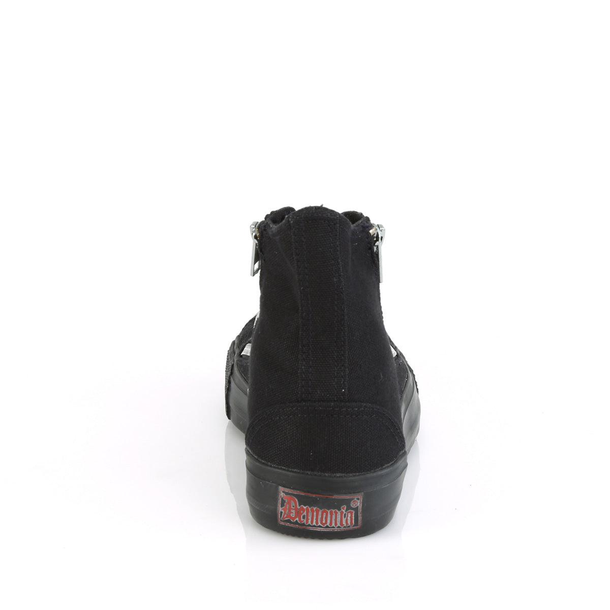 Demonia Cult Great Value | "Deviant-106" Sneakers - Black Canvas