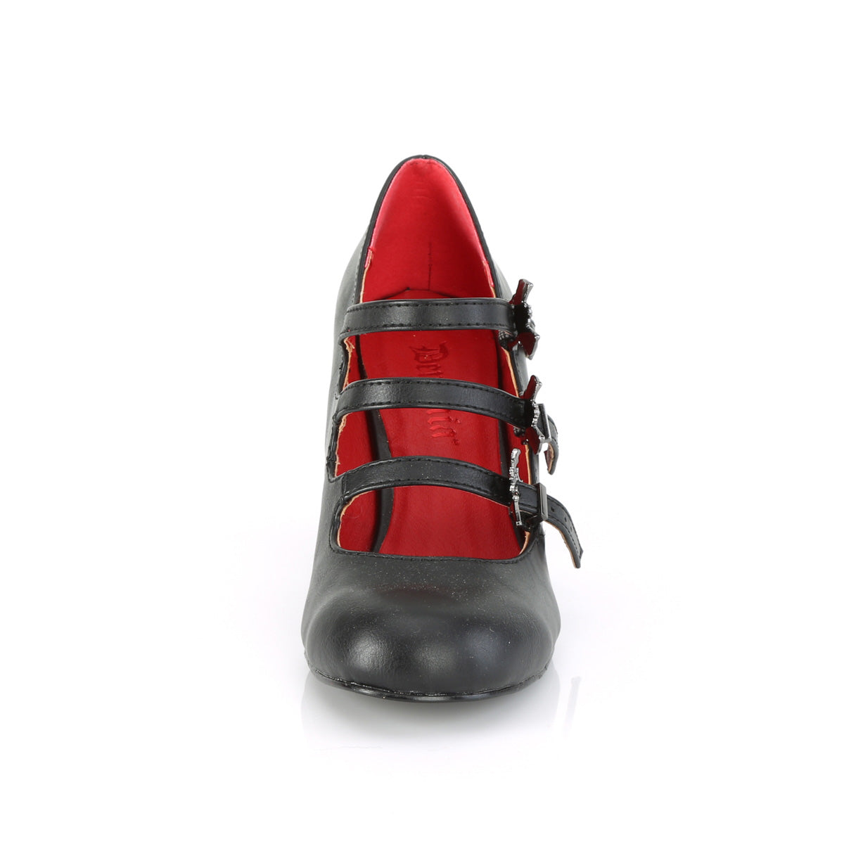Demonia Cult Latest | "Vivika-38" Pumps - Black Vegan Leather