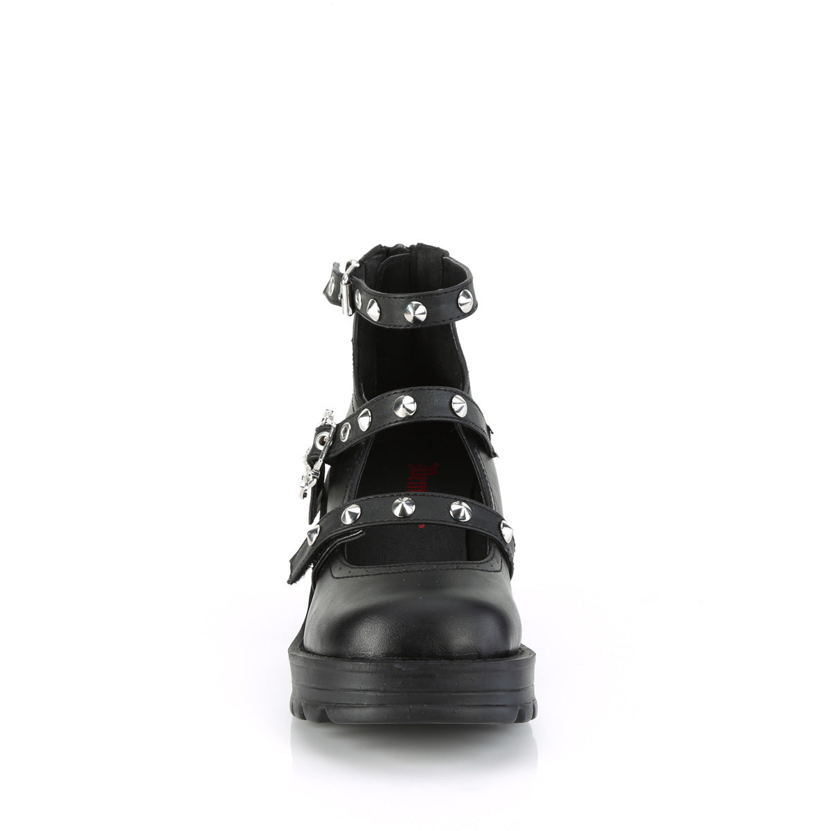 Demonia Cult Quality | "Bratty-30" Pumps - Black Vegan Leather