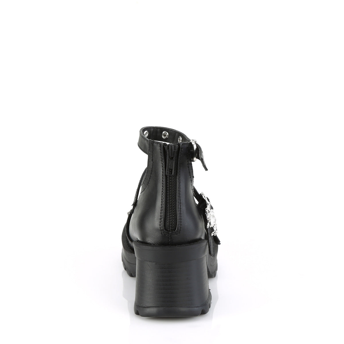 Demonia Cult Quality | "Bratty-30" Pumps - Black Vegan Leather