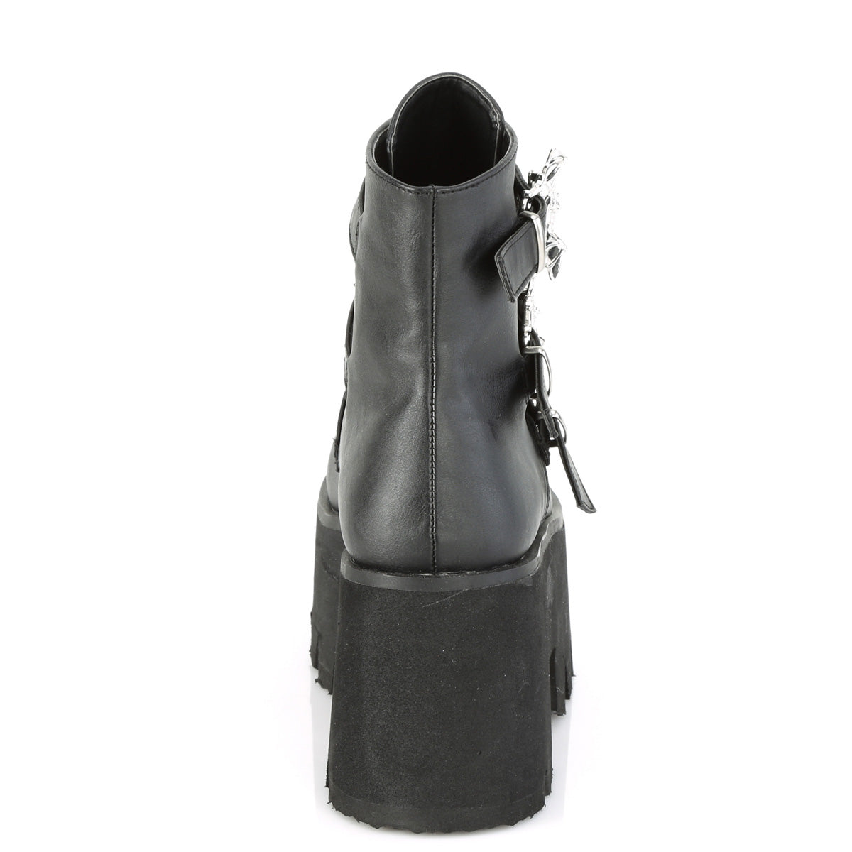 Demonia Cult Exclusive | "Ashes-55" Boots - Black Vegan Leather
