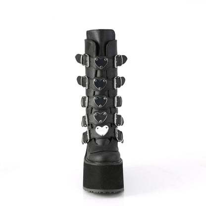 Demonia Cult Signature | "Swing-230" Boots - Black Vegan Leather