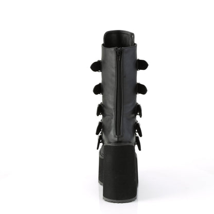 Demonia Cult Signature | "Swing-230" Boots - Black Vegan Leather
