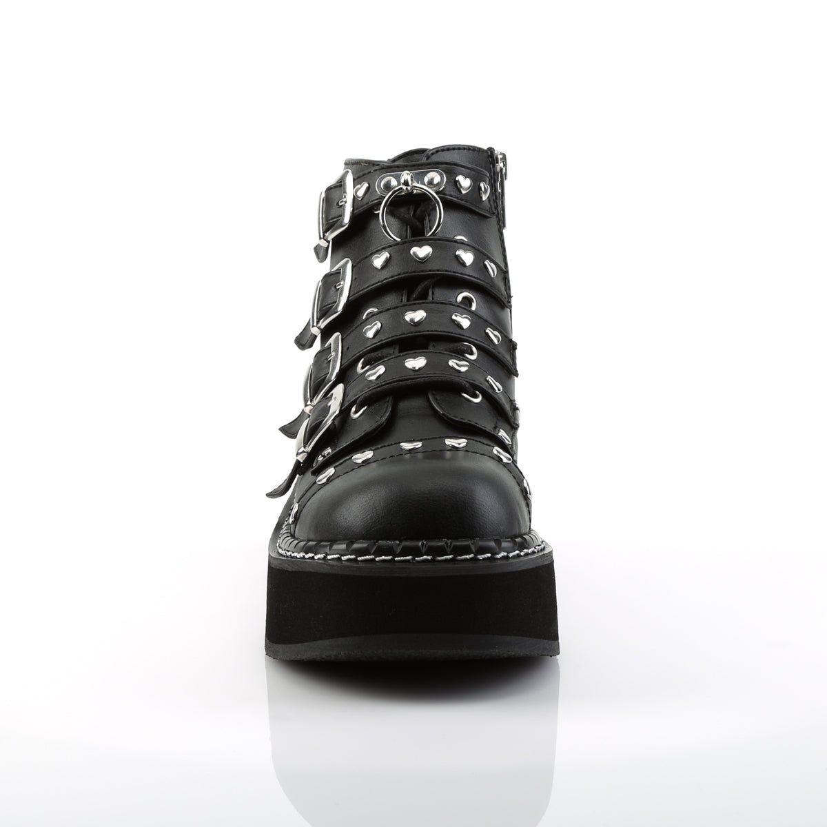 Demonia Cult Value | "Emily-315" Boots - Black Vegan Leather