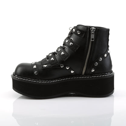 Demonia Cult Value | "Emily-315" Boots - Black Vegan Leather