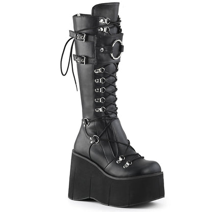 Demonia Cult Latest | "Kera-200" Boots - Black Vegan Leather
