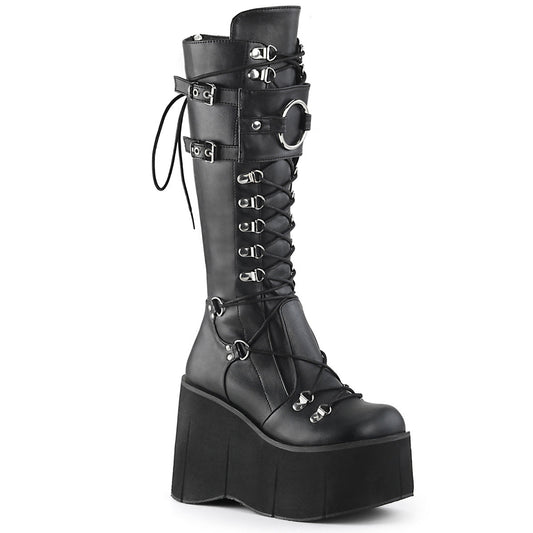 Demonia Cult Latest | "Kera-200" Boots - Black Vegan Leather